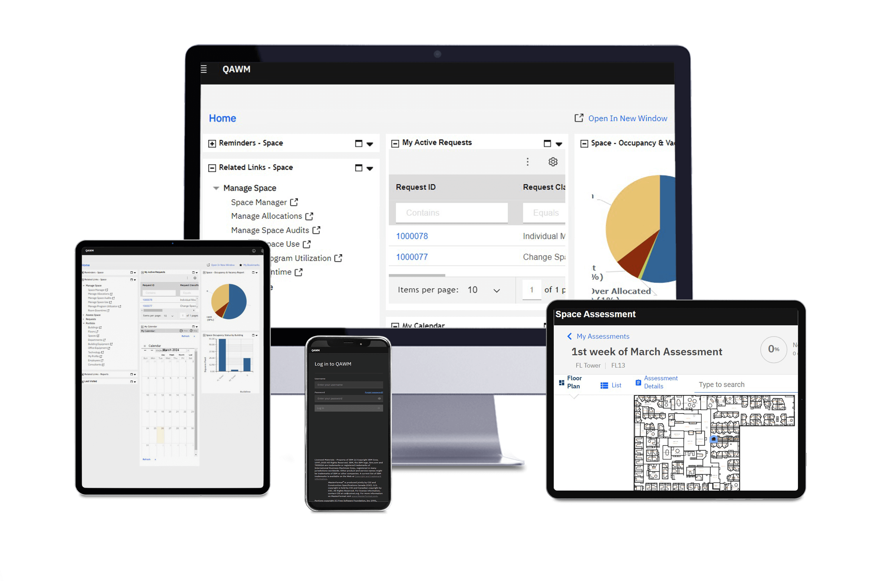 Quantum AI Workspace Manager dashboard